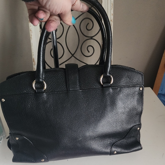 Coach MERCER 30 Black Leather Women's Bag 11 X 8 X 6 Approx - Picture 2 of 9